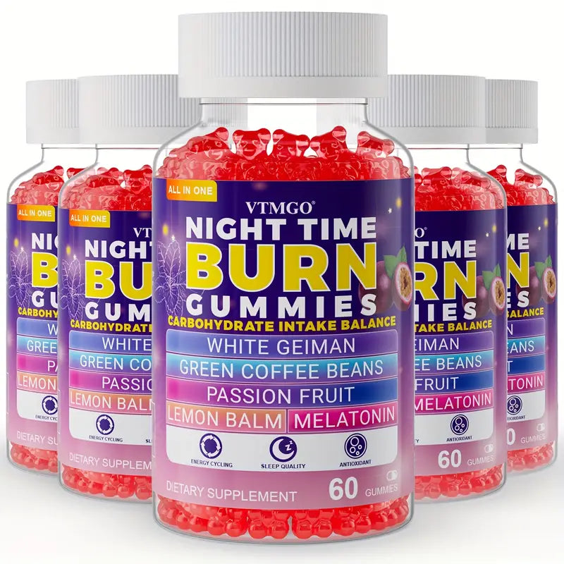 Gummies for Men & Women, 5X Appetite Control, Boost Metabolism & Energy, Support Deep Sleep, Burn Fat, Reduce Bloating, Curb Sugar Cravings, Promote Detox & Healthy Digestion