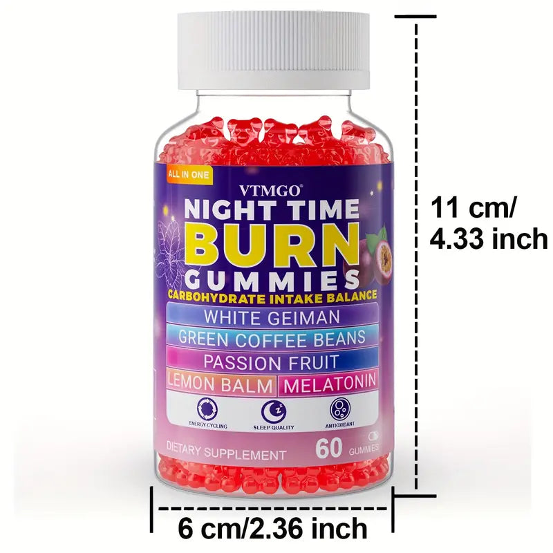 Gummies for Men & Women, 5X Appetite Control, Boost Metabolism & Energy, Support Deep Sleep, Burn Fat, Reduce Bloating, Curb Sugar Cravings, Promote Detox & Healthy Digestion